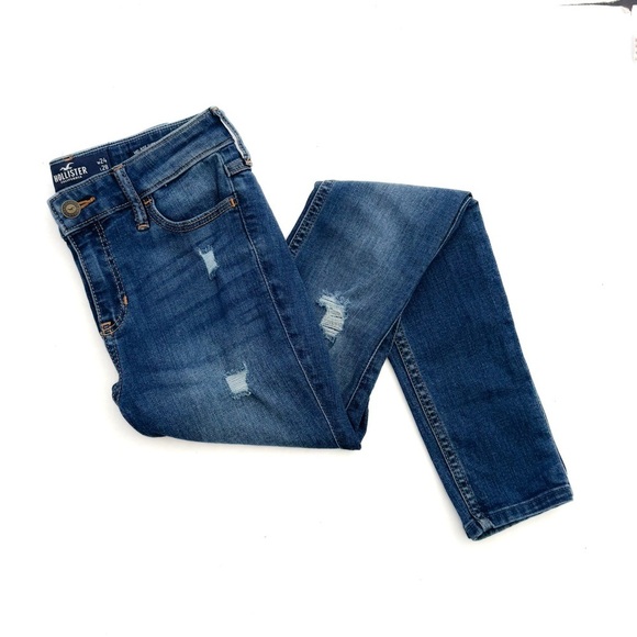 Hollister distressed “mid rise super skinny” ❤️ 0 Short - Picture 2 of 8